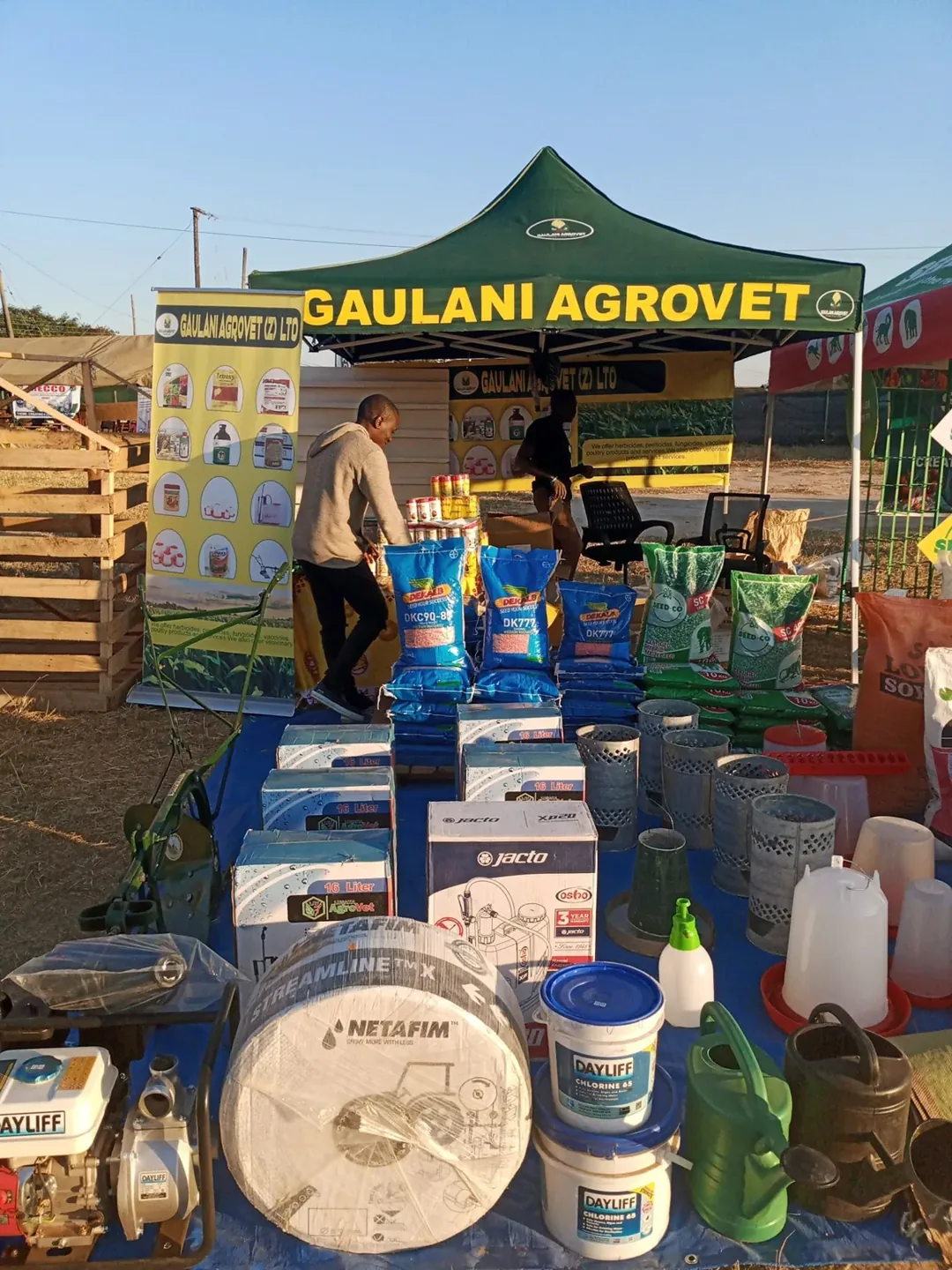 Gaulani at an agricultural exhibition