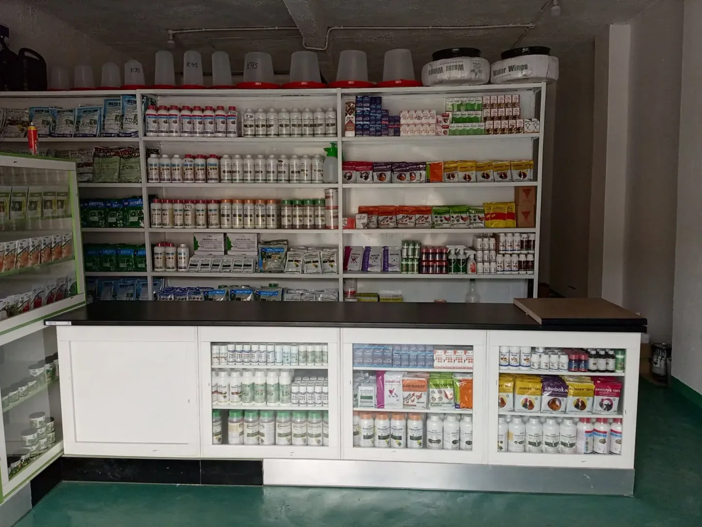 Inside Gaulani’s agricultural supplies shop
